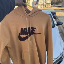 Brown Nike hoodie