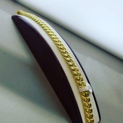 10k gold Miami Cuban bracelet, 23.3 grams