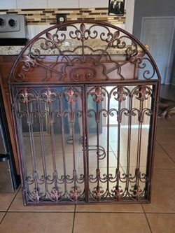 Bombay Company “Melva” Wrought Iron Mirror