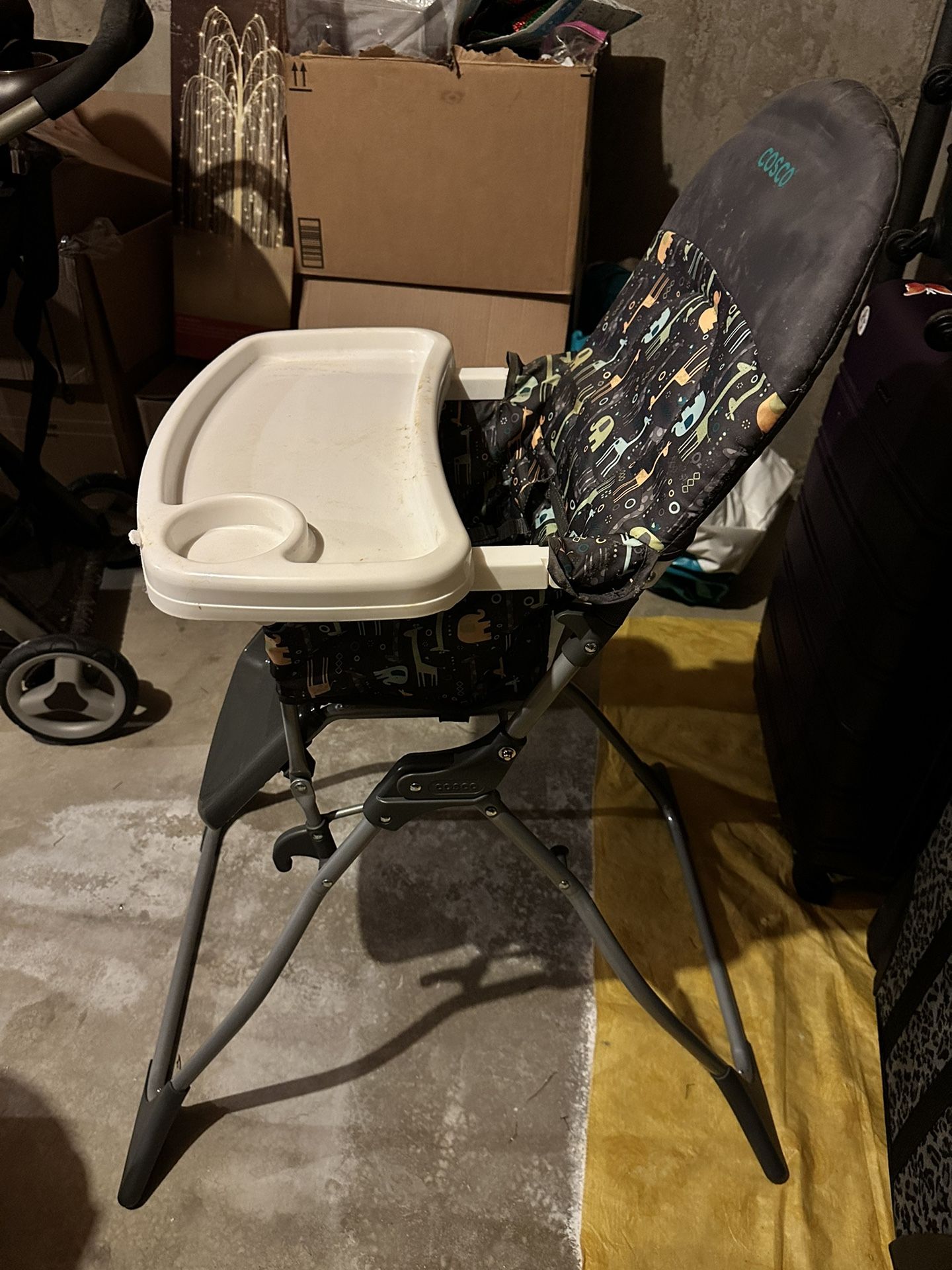 Kids High Chair With Food Tray