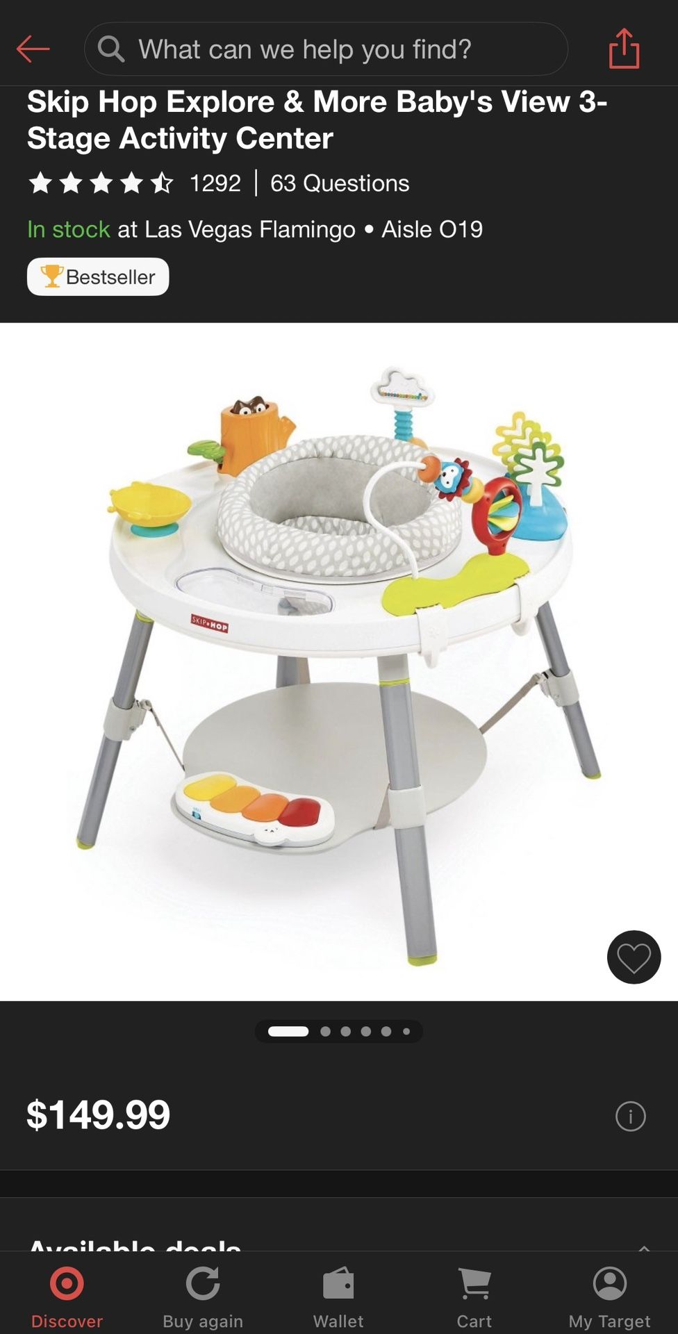 Skip Hop Explore Activity Center