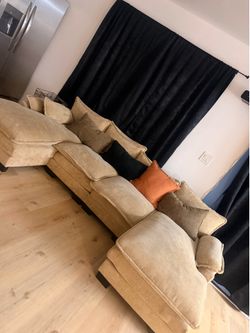 Brown couch