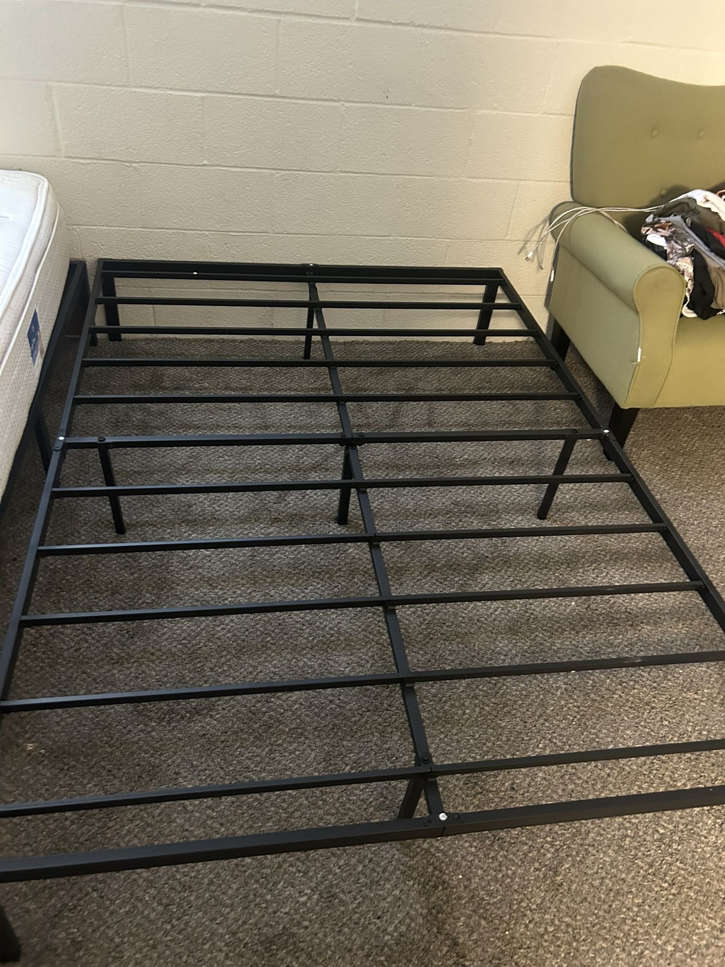 full size mattress and metal frame