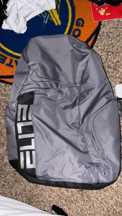 Grey Nike elite bag