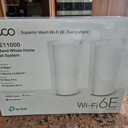 TP Link Whole House Mesh Wifi