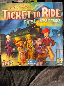 4 games Ticket to Ride, The Ladybug Game, Magnetic Puzzle, Uno
