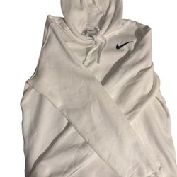 White Nike Hoodie Size M