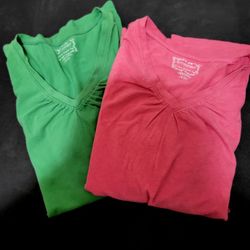 🤰 Motherhood Maternity Classic Stretch Tees – Size 1X (Bundle of 2)
