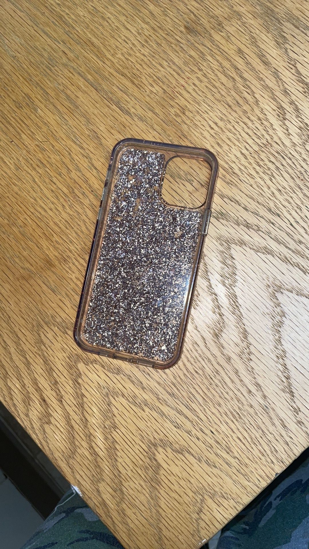 iPhone 12 Glittery Blush Pink Phone case