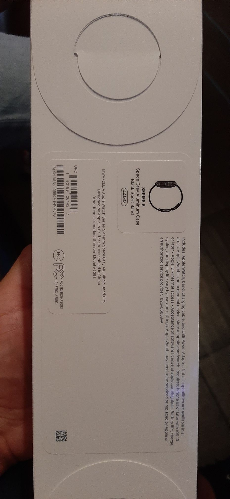 Apple Watch series 5 Space gray 44mm