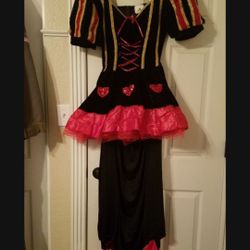 Women's Queen Of Hearts Breaker Costume Sz 16-18 Xl
