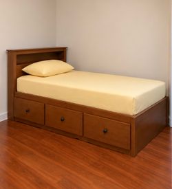 Twin Storage Bed with Mattress – Excellent Condition – $300 OBO