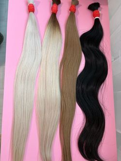 100% Natural Human Hair Extensions – 24” (60 cm)