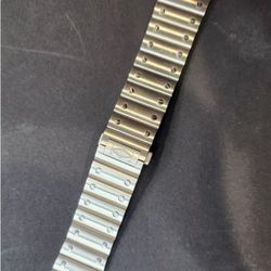 🔥✅ 21mm Stainless Steel Bracelet Watch Band Fits Cartier Santos✅🔥