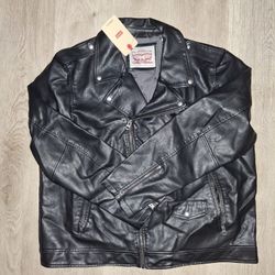 Levis Faux Leather Biker Jacket 