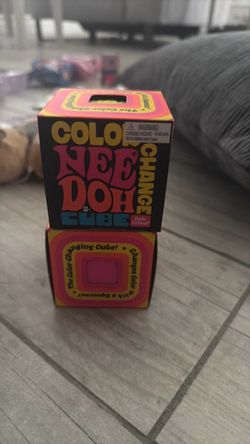 Nee Doh Color Change Cube Stress Toy