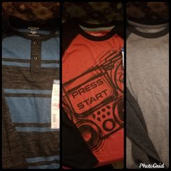 Brand New Boys Long Sleeve Shirts 10/12