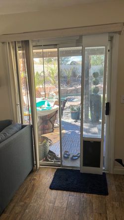 Sliding Glass Door Insert with Pet Door