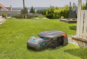 Lawnmower garage