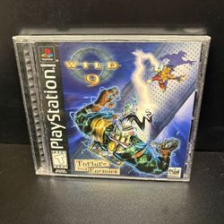 WILD 9 Torture Your Enemies CIB Complete In Box Black Label PS1 Tested Reg Card