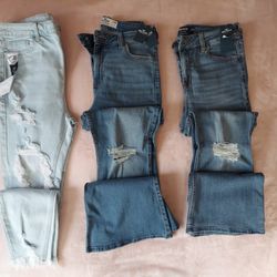 Brand New Hollister Womens Jeans - $35 For All. 