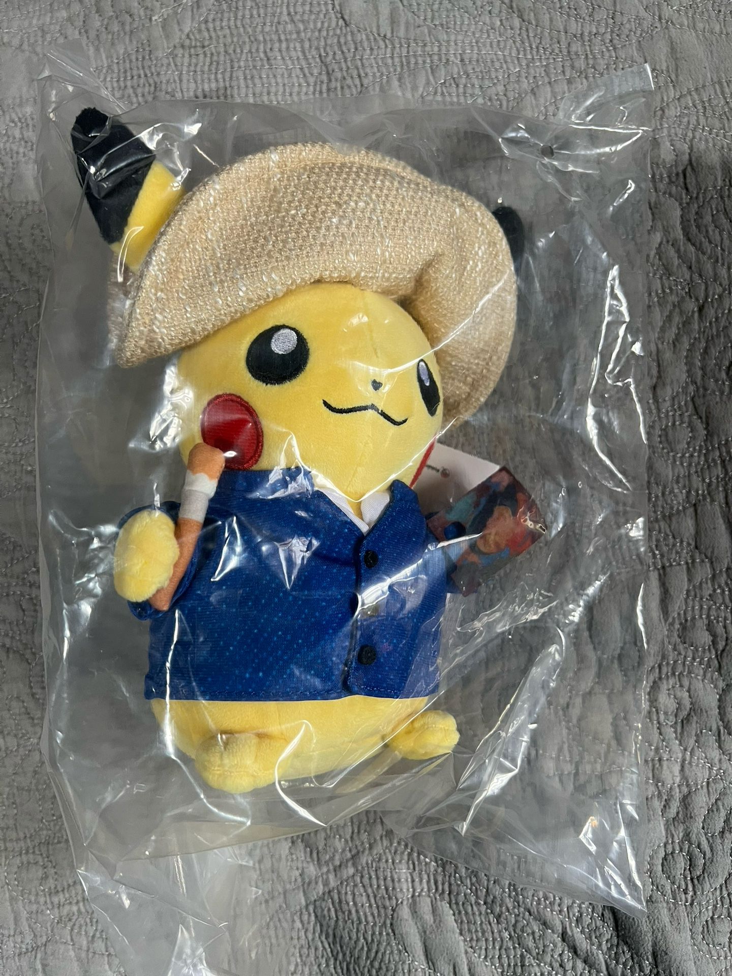 Pokemon Center Van Gogh Pikachu Plush