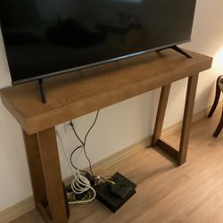 Simple Wood TV Console