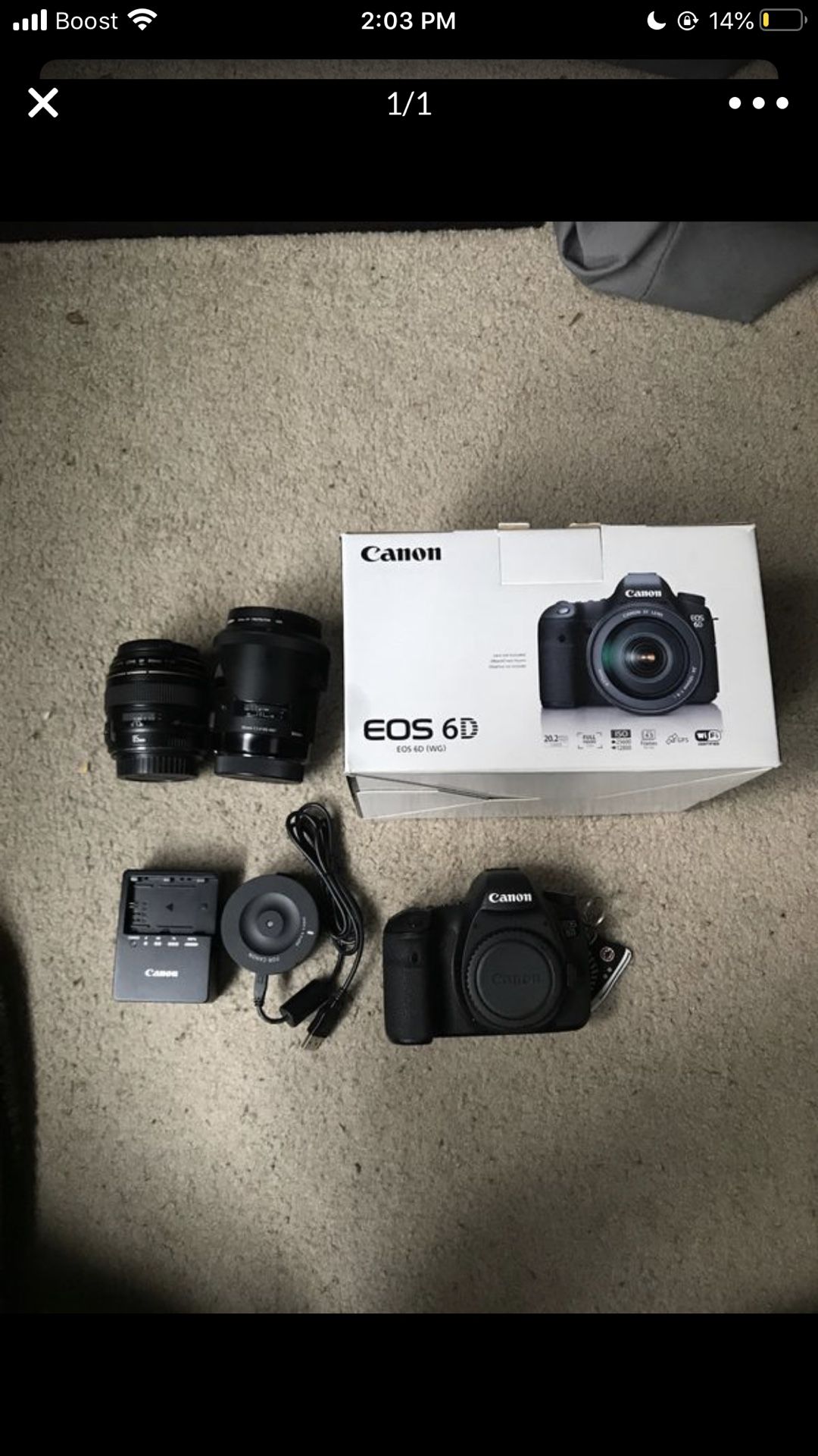 Canon 6D package