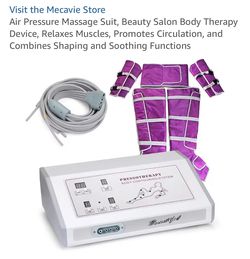 Visit the Mecavie Store Air Pressure Massage Suit, Beauty Salon Body Therapy Device, Relaxes Muscles, Promotes Circulation, and Combines Shaping and S
