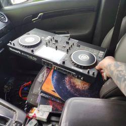 Dual DJ And 100 Records Brand New