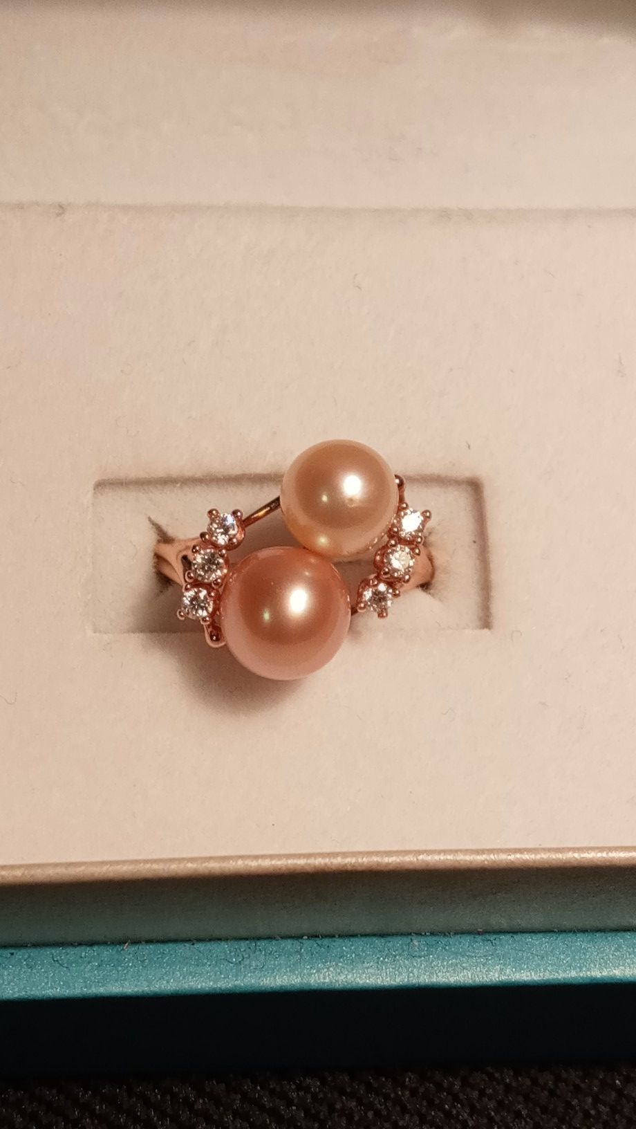 Pearl & Diamond Ring