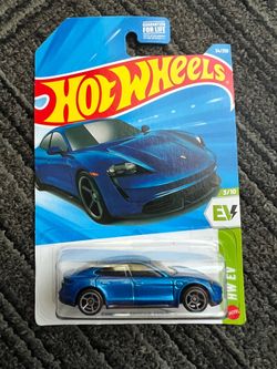 Hot Wheels Blue Porsche Taycan Turbo S – Brand New | EV