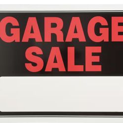 Garage Sale Tomorrow Friday 1-2-2026