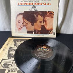 Maurice Jarre Doctor Zhivago Sound Track 1965 Vinyl MGM Records S1E-6ST Vintage 