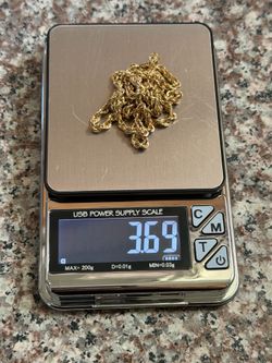10 Gold rope chain 24” 3.69 G