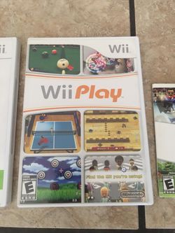 Wii video games Wii play