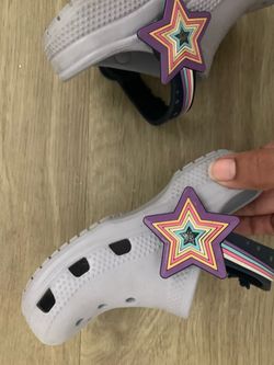 Size 8 Toddler Unicorn crocs s