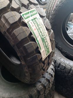 New set of tires 285 70 17 lt mud terrain