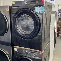 New Samsung set washer 4.5 cu ft and dryer 7 cu ft