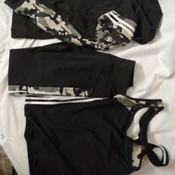 Three piece athletic Camo Set S/M