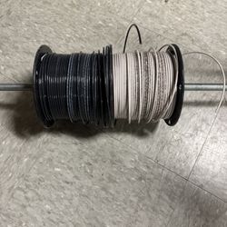 #12 Black And White Stranded Wire