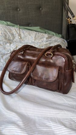 Brown shoulder bag