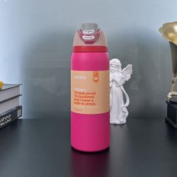 owala 24oz/32OZ Insulated Stainless Steel Water Bottle Double-Layer Kettle With Straw Vacuum Flasks For Sports Travel