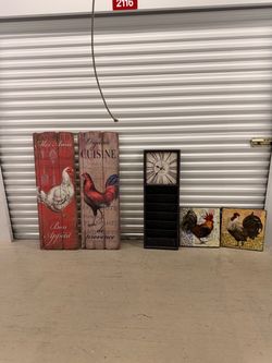 Farmhouse Rooster Wall Decor Set