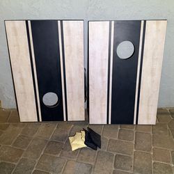 Cornhole Boards Game Set with Bean Bags