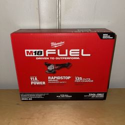 Milwaukee M18 FUEL 4-1/2 in./5 in. Grinder w/Paddle Switch (NEW)