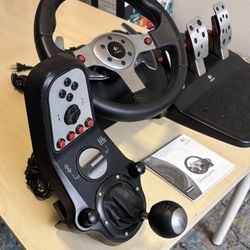 Logitech G25 Full Racing Wheel Setup