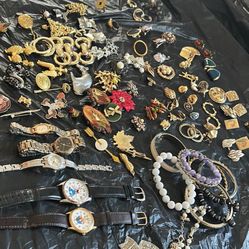 Vintage Costume/ Craft Jewelry For Sale