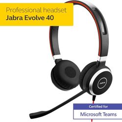 Jabra Evolve 40 Professional Wired Stereo Headset $80 obo