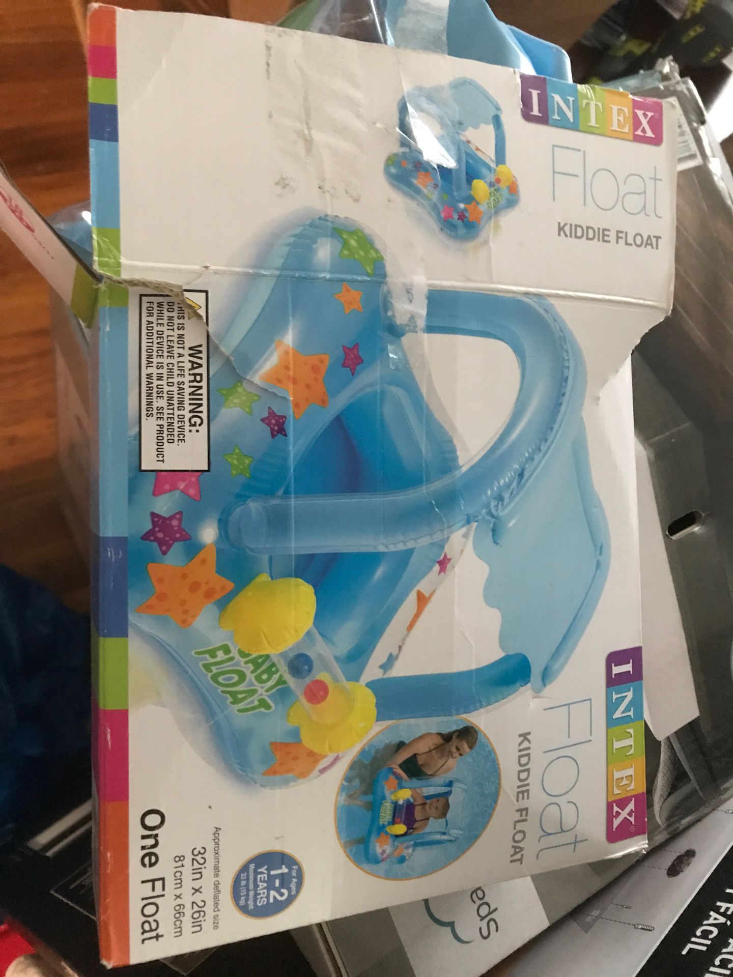 Baby/Toddler pool float with cover